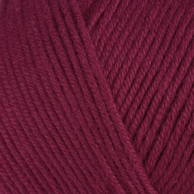 Пряжа Gazzal Baby Cotton /Тёмный пурпур 3442 - Thumbnail