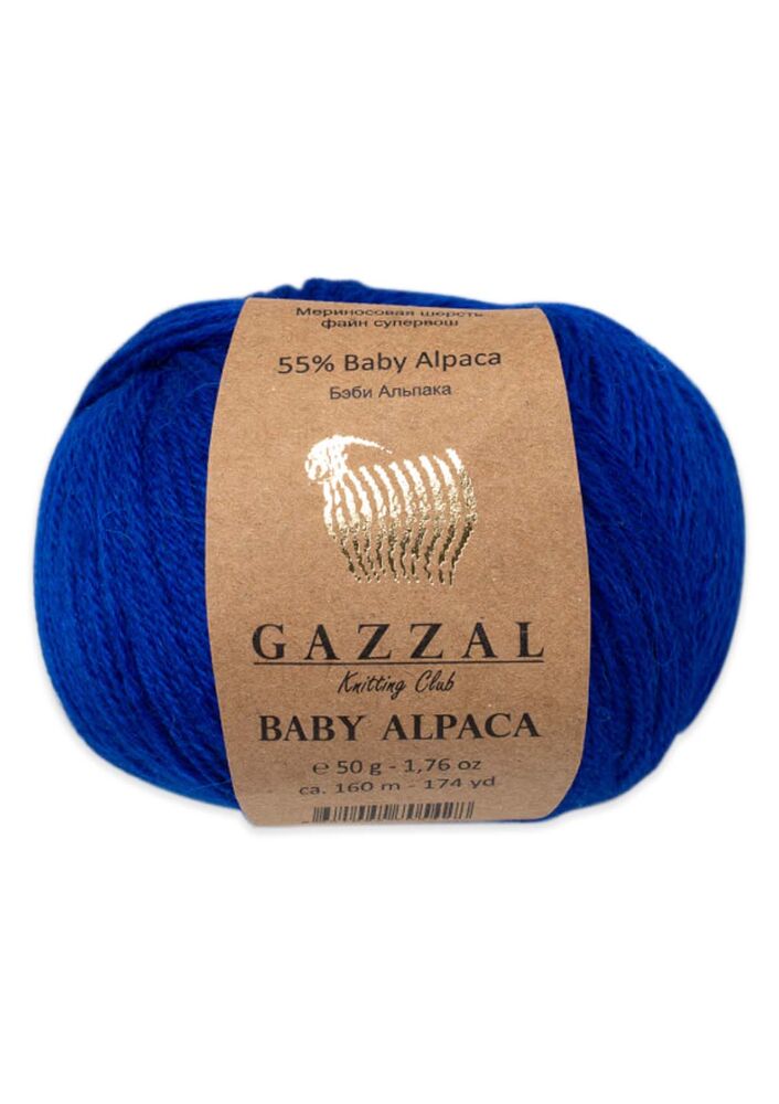 Gazzal Baby Alpaca El Örgü İpi 50 gr | Deniz Mavisi 46010