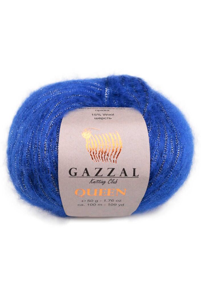 Gazzal Queen El Örgü İpi 50 gr | Mavi 7338