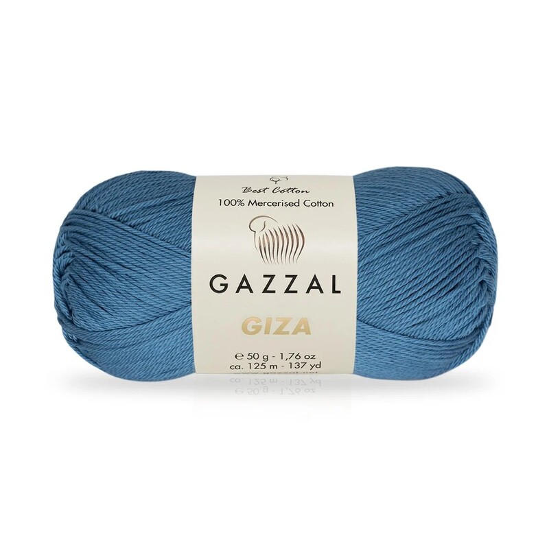 Gazzal - Gazzal Giza El Örgü İpi | Kot Mavi 2479