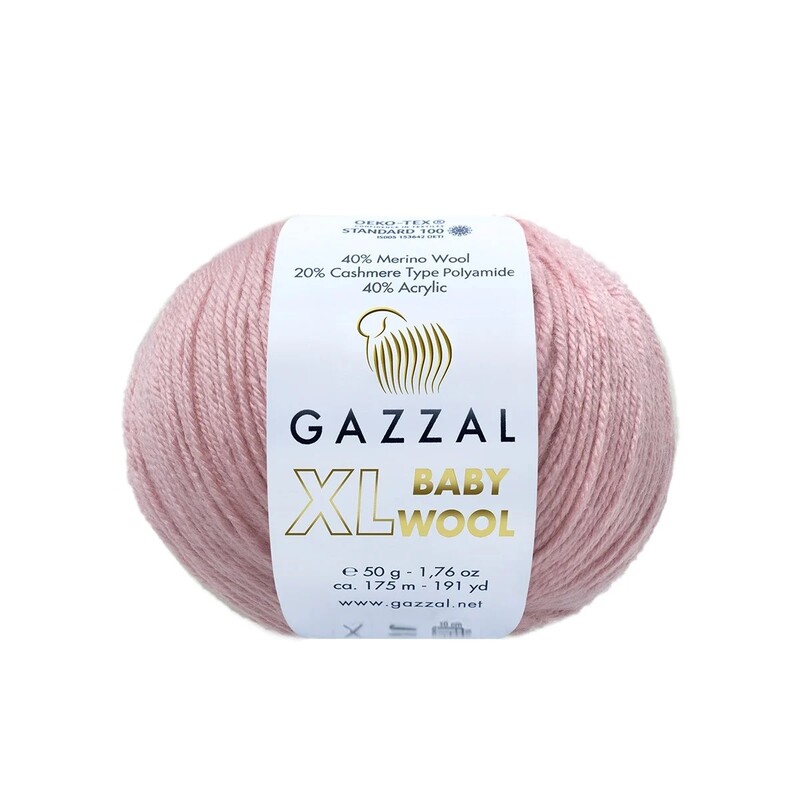 Gazzal - Gazzal Baby Wool XL El Örgü İpi | Bebe Pembe 828