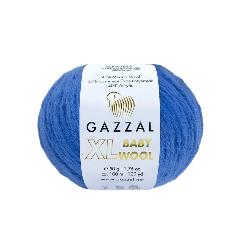 Gazzal - Gazzal Baby Wool XL El Örgü İpi | Koyu Mavi 830