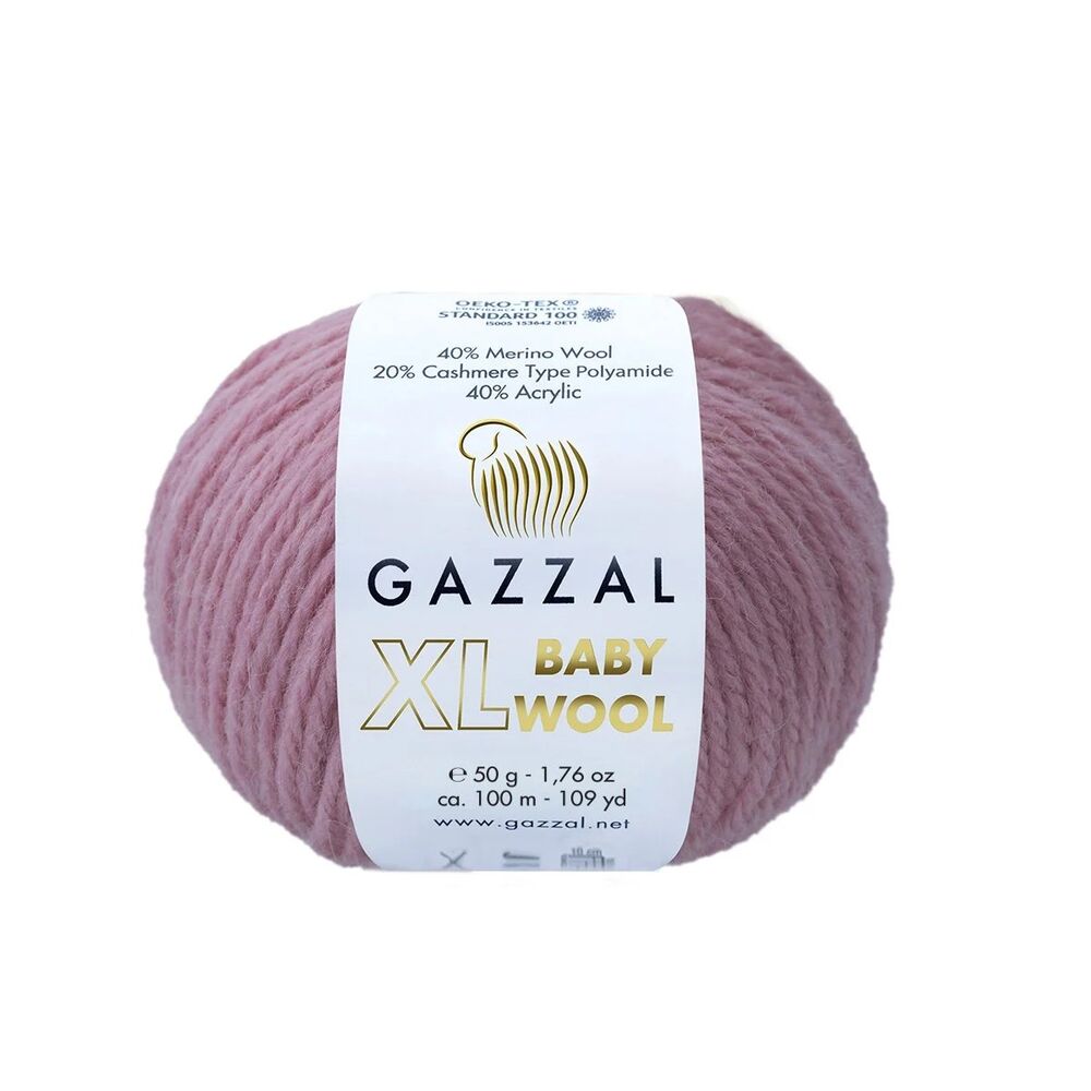 Gazzal Baby Wool XL El Örgü İpi | Koyu Mercan 845