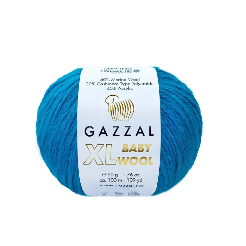 Gazzal - Gazzal Baby Wool XL El Örgü İpi | Mavi 822