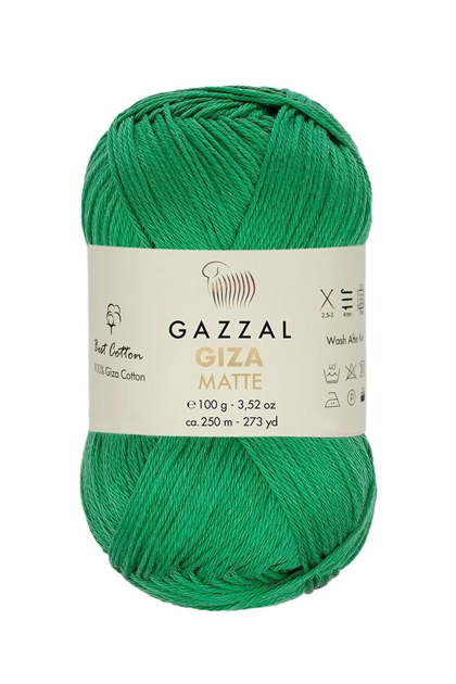 Gazzal - Gazzal Giza Matte El Örgü İpi Parlak Yeşil 5560