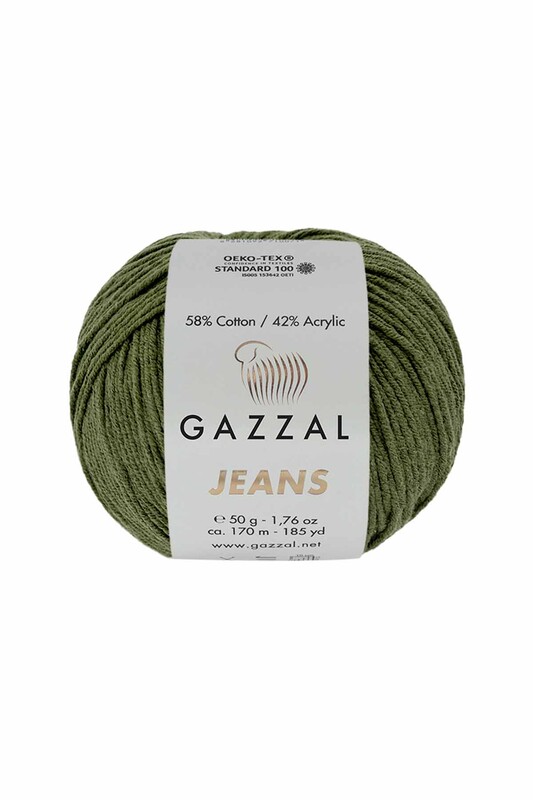 Gazzal - Gazzal Jeans El Örgü İpi | Haki 1129