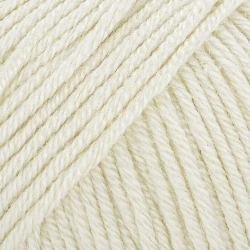 Gazzal Baby Cotton XL El Örgü İpi Kış Beyazı 3437 - Thumbnail