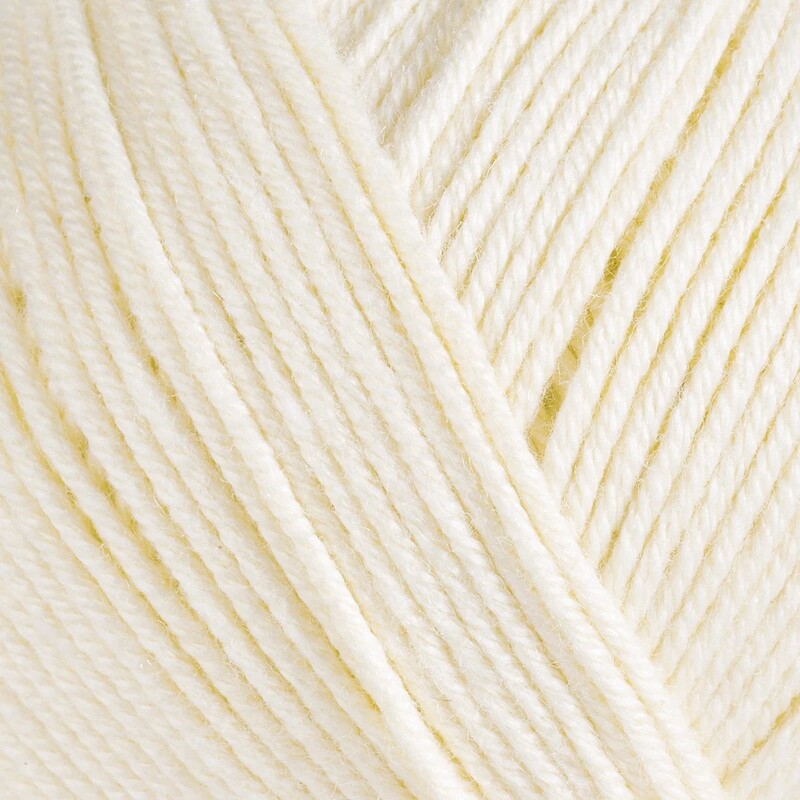 Gazzal Baby Cotton El Örgü İpi Kış Beyazı 3437 - Thumbnail