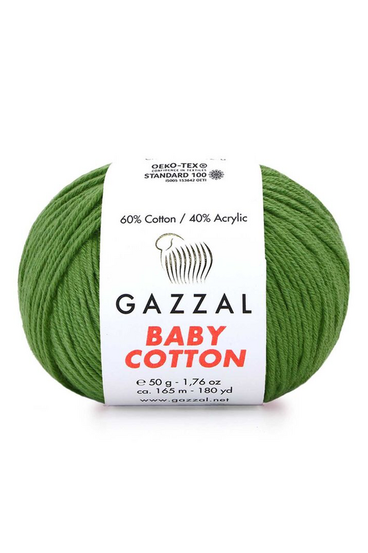 Gazzal - Gazzal Baby Cotton El Örgü İpi Sarmaşık 3449