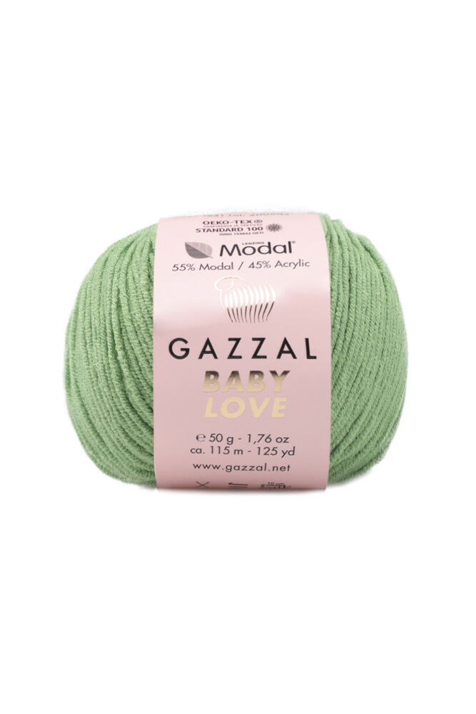  Gazzal Baby Love Yarn/Green 1640