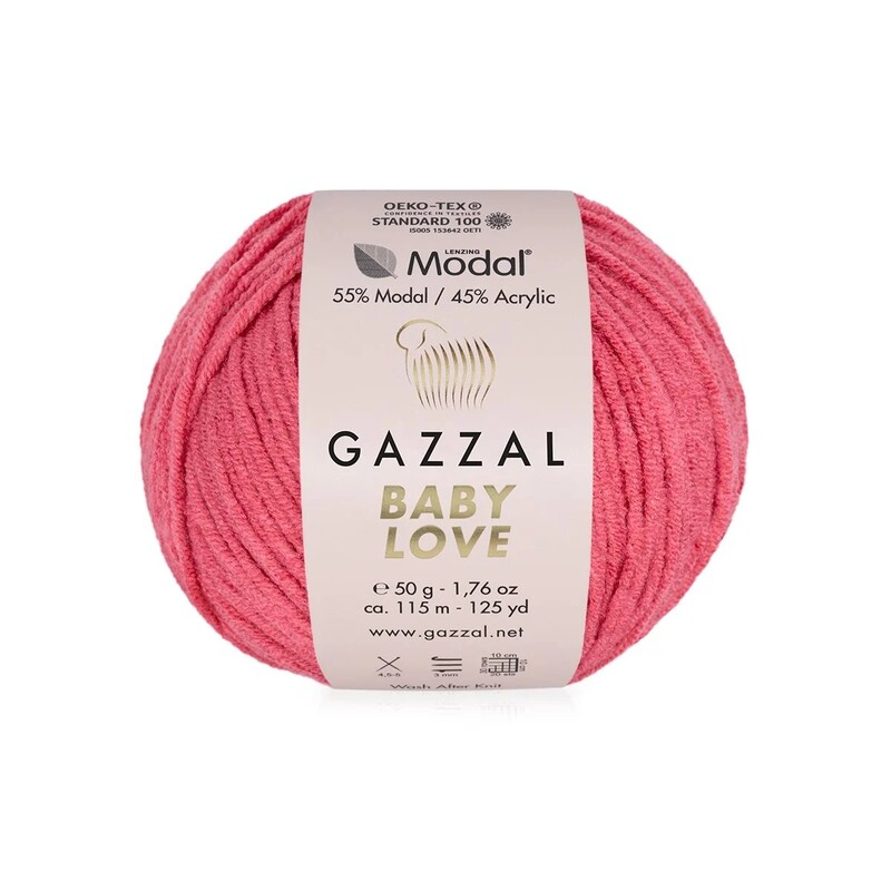 Gazzal - Gazzal Baby Love Yarn|Pink 1612