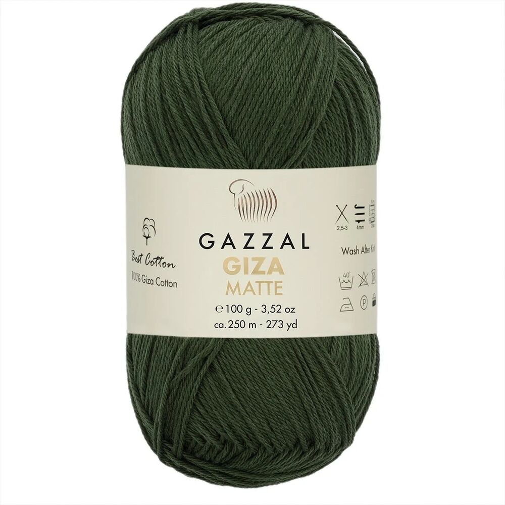 Gazzal Giza Matte El Örgü İpi Bronz Yeşil 5563