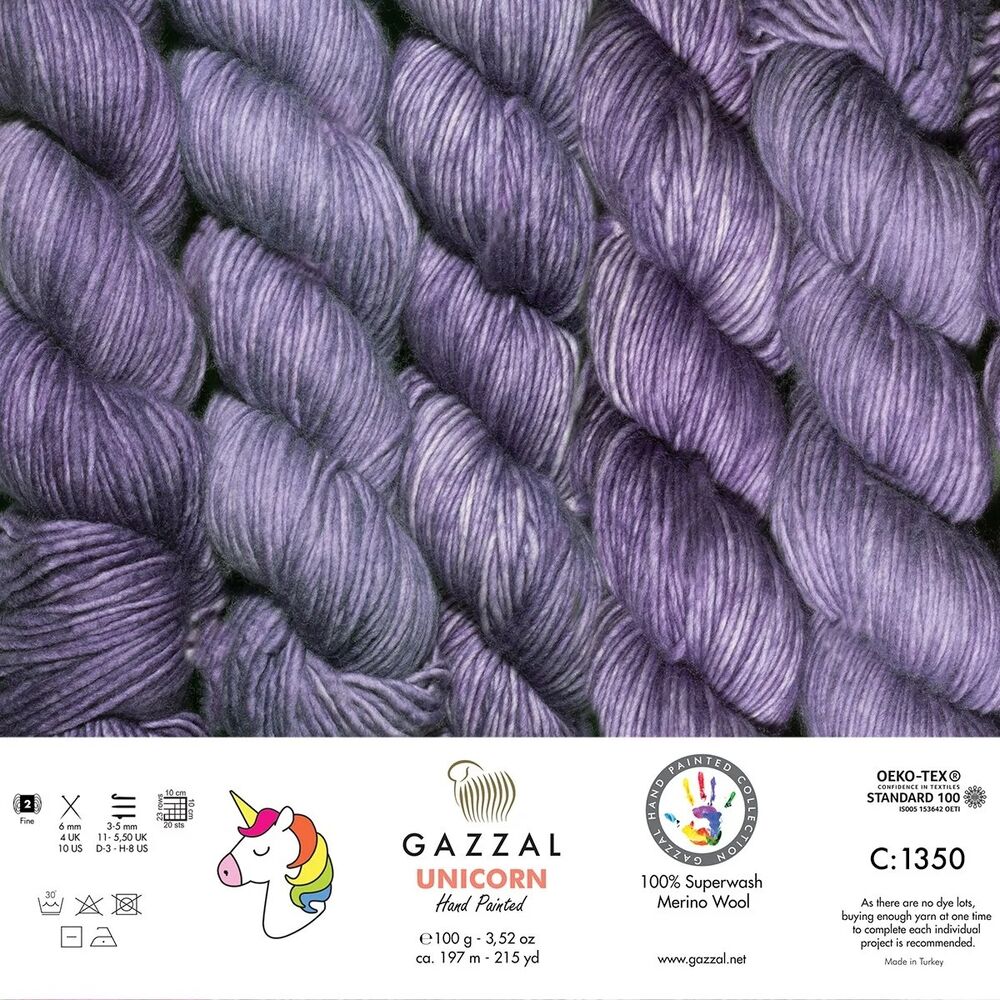 Gazzal Unicorn El Örgü İpi İndigo 1350