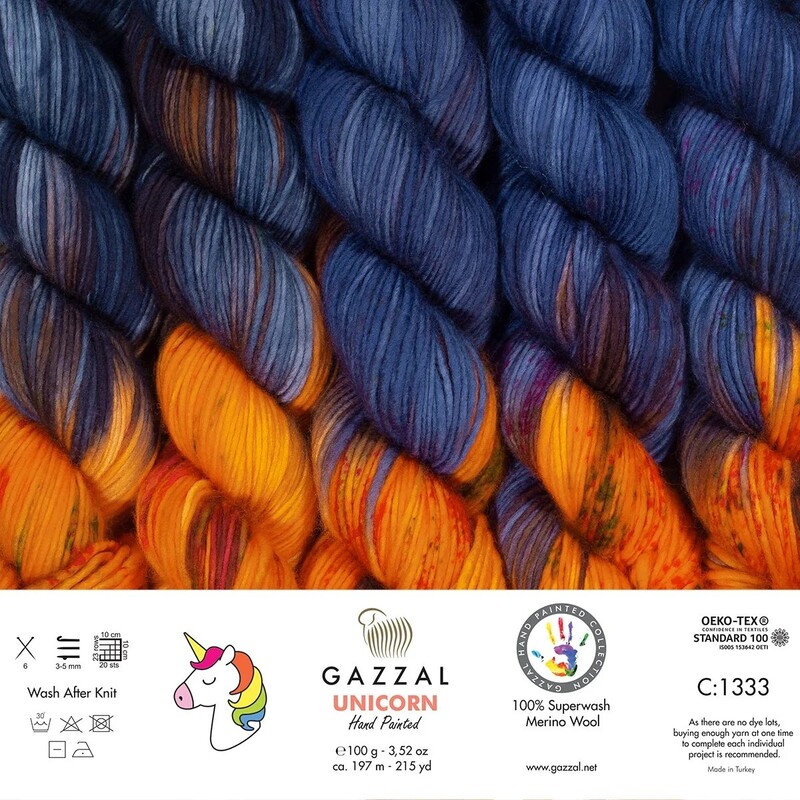 Gazzal Unicorn Hand Knitting Yarn | 1333 - Thumbnail