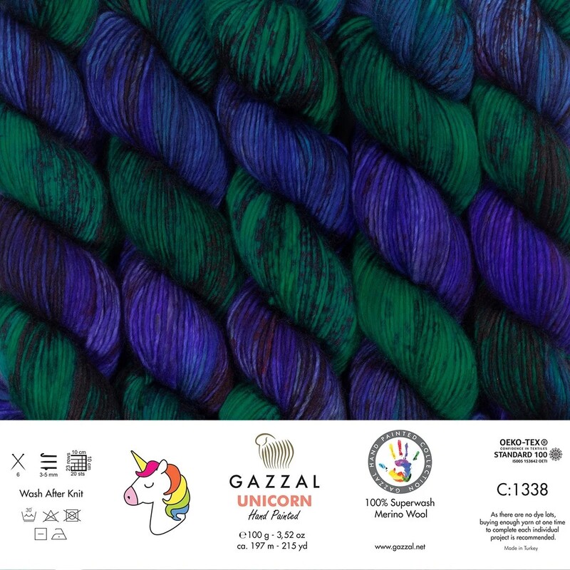 Gazzal Unicorn Hand Knitting Yarn | 1338 - Thumbnail