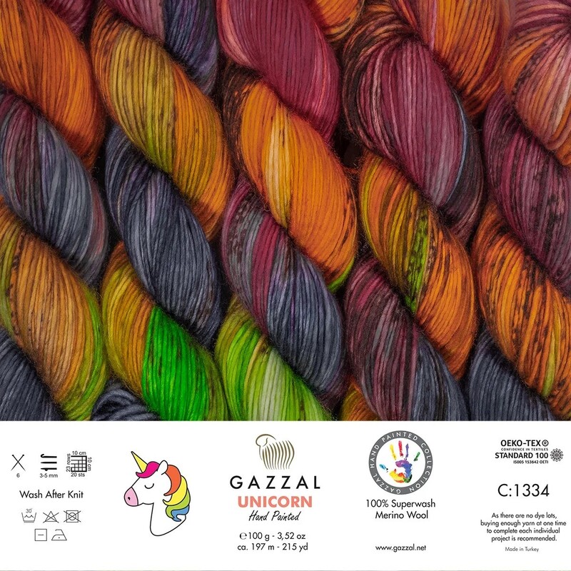 Gazzal Unicorn Hand Knitting Yarn | 1334 - Thumbnail