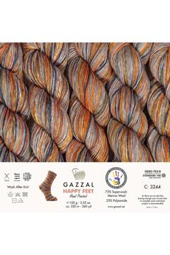 Gazzal Happy Feet Hand Knitting Yarn | 3244