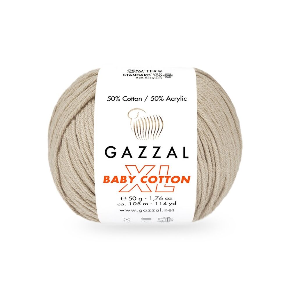 Gazzal Baby Cotton XL El Örgü İpi İrmik 3446