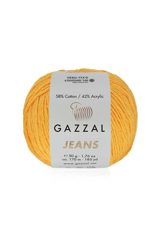 Gazzal Jeans Yarn| Mustard 1124 - Thumbnail