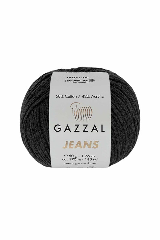 Gazzal Jeans Yarn| Black 1111 - Thumbnail