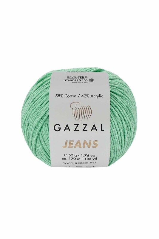 Gazzal Jeans Yarn|Green 1107 - Thumbnail