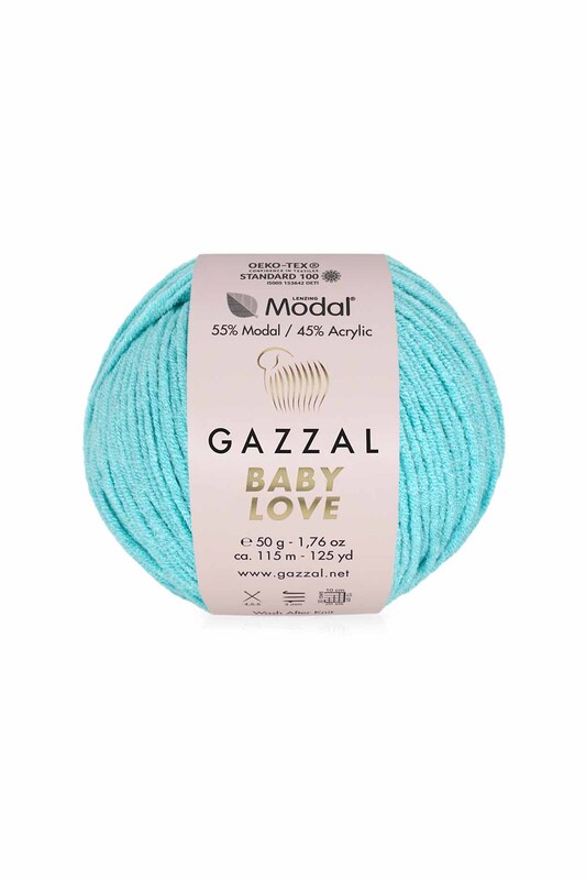  Gazzal Baby Love Yarn| Blue 1613 - Thumbnail