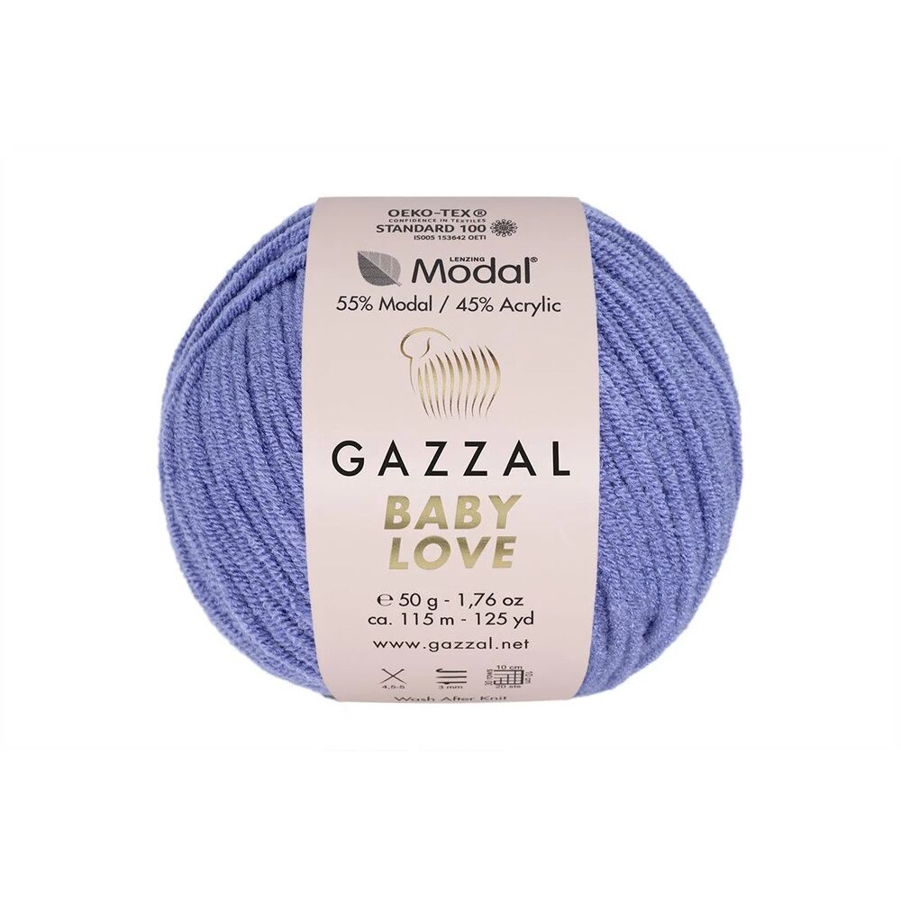  Gazzal Baby Love Yarn| Purple 1621