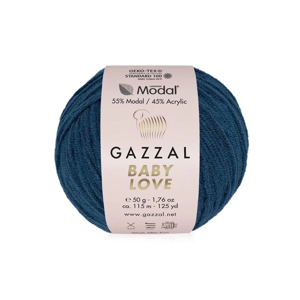  Gazzal Baby Love Yarn| Indigo 1619