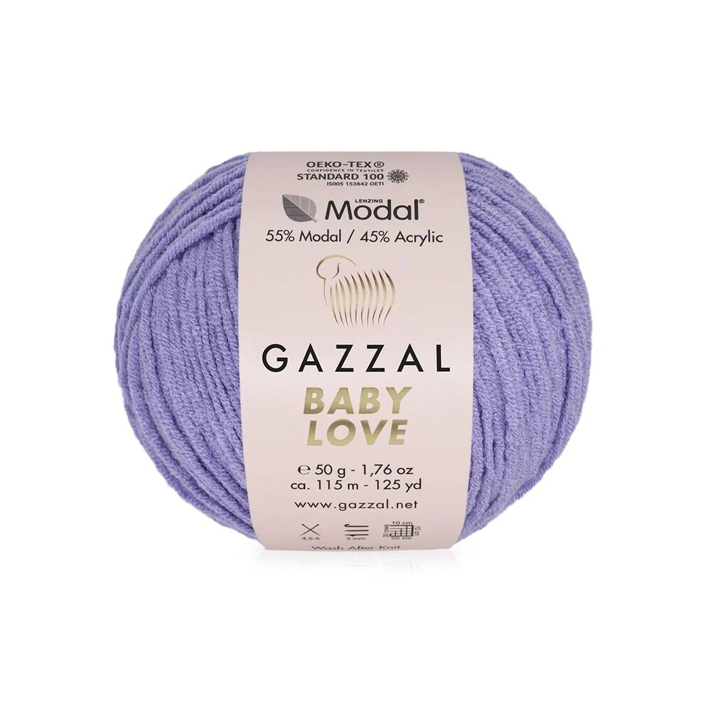  Gazzal Baby Love Yarn| Lilac 1615
