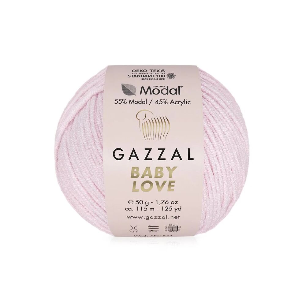  Gazzal Baby Love Yarn|Light Pink 1606