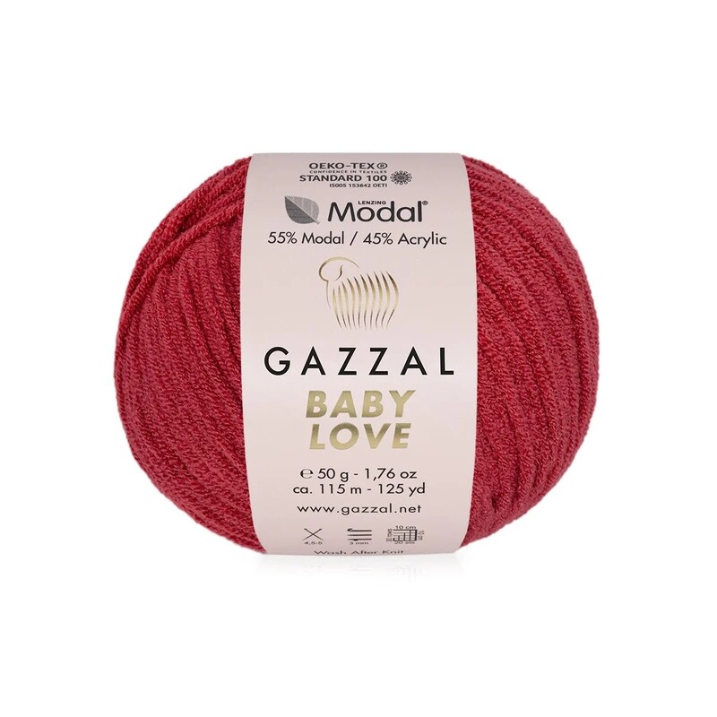  Gazzal Baby Love Yarn| Coral 1604 - Thumbnail
