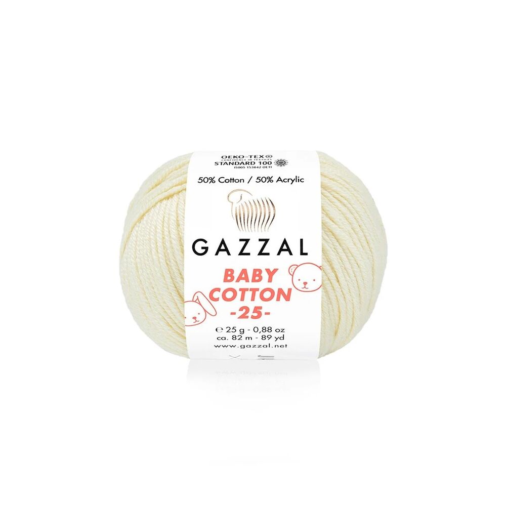 Gazzal Baby Cotton Yarn|Beige 3437