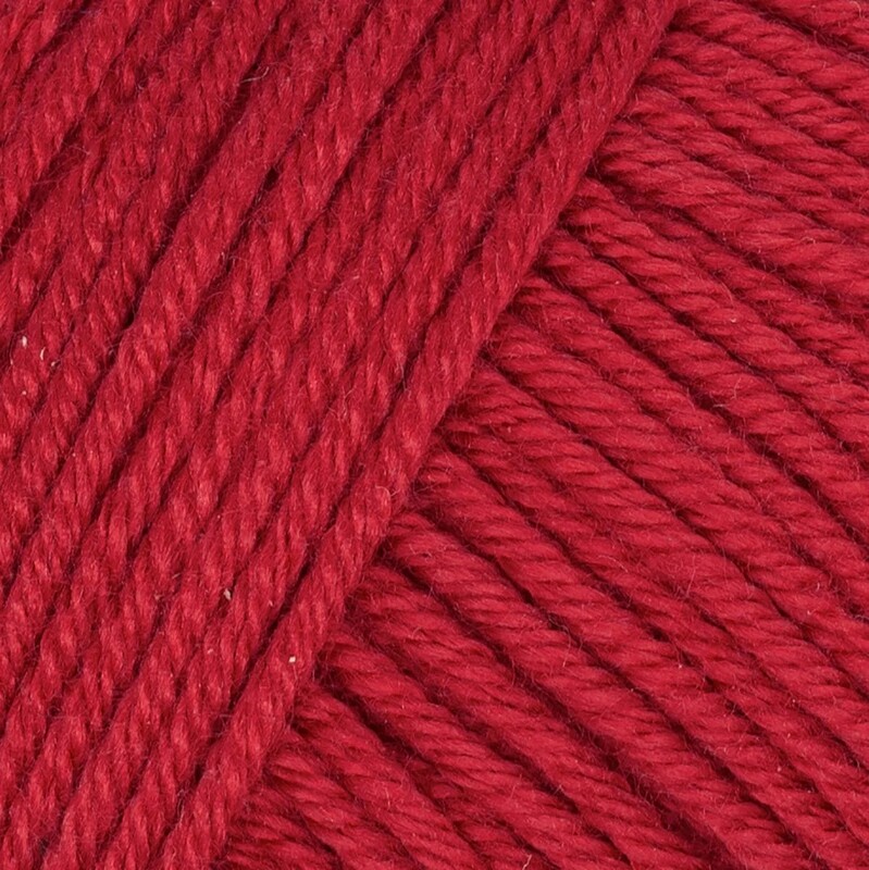 Gazzal Baby Cotton Yarn|Red 3439 - Thumbnail