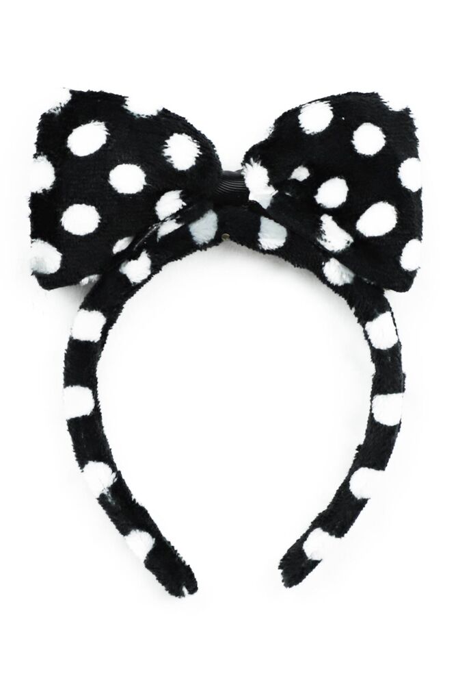 Spotted Bow Tiara | Black
