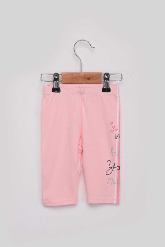 Happy Girl Leggings Set | Pink - Thumbnail