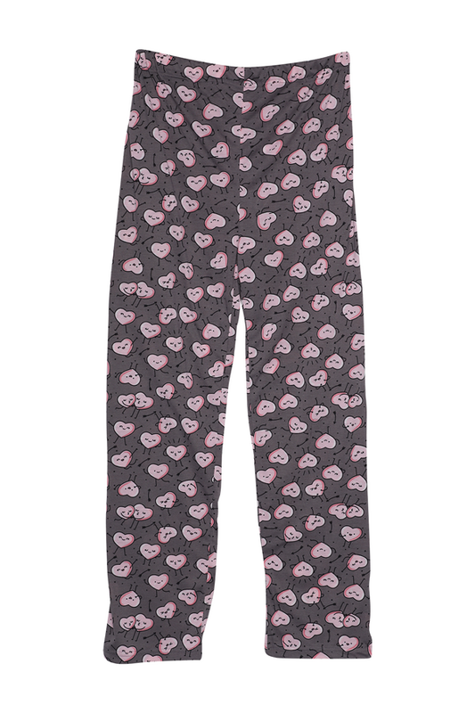 3 lü Hamile Pijama Takım 9622 | Pembe - Thumbnail