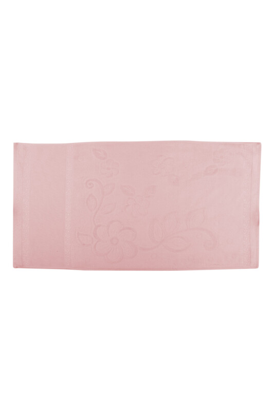 Snowdrop Velvet Embroidered Towel 50*90 Dusty Rose 9219 - Thumbnail