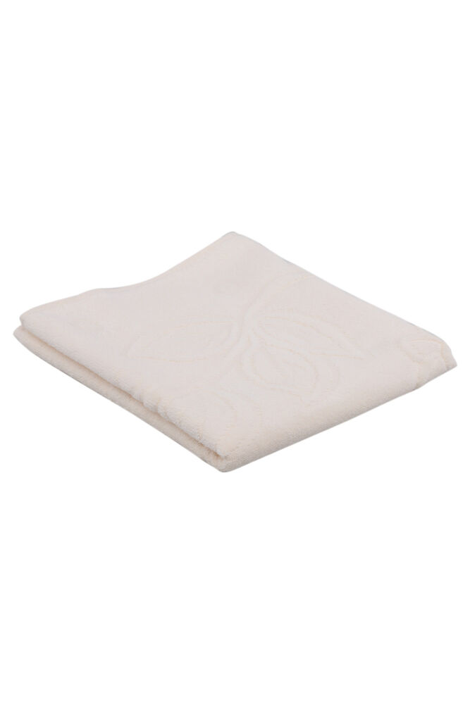 Snowdrop Velvet Embroidered Towel 50*90 Cream 9219