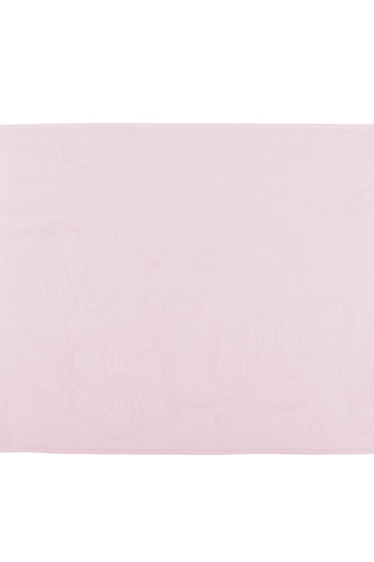 Snowdrop Velvet Embroidered Towel Fringed 50*90 Powder 9210 - Thumbnail