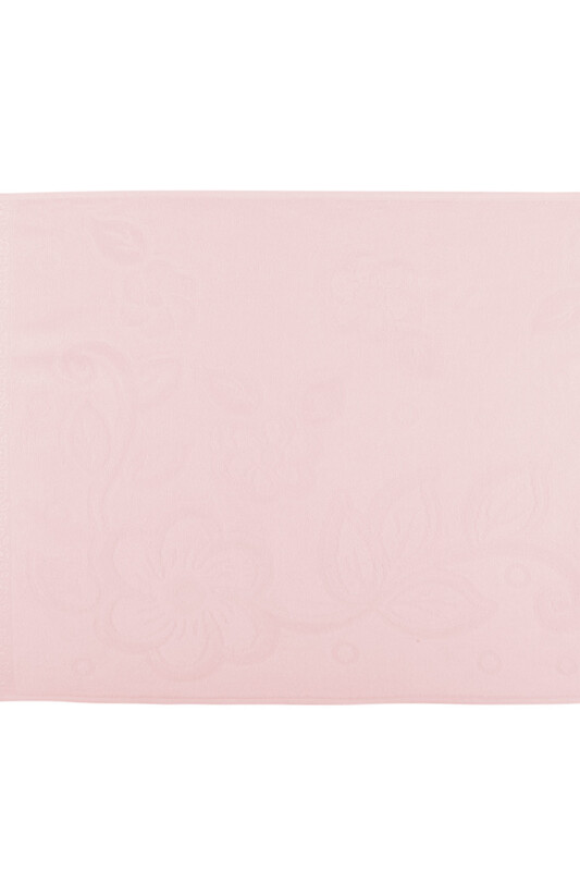 Snowdrop Velvet Embroidered Towel Fringed 50*90 Dusty Rose 9210 - Thumbnail