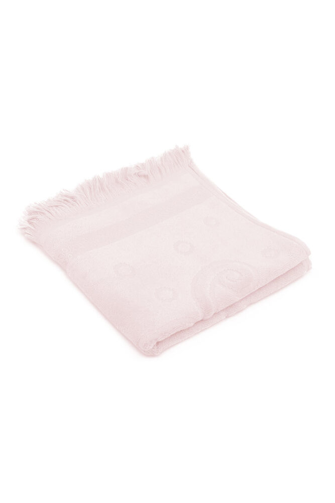 Snowdrop Velvet Embroidered Towel Fringed 50*90 Beige 9210