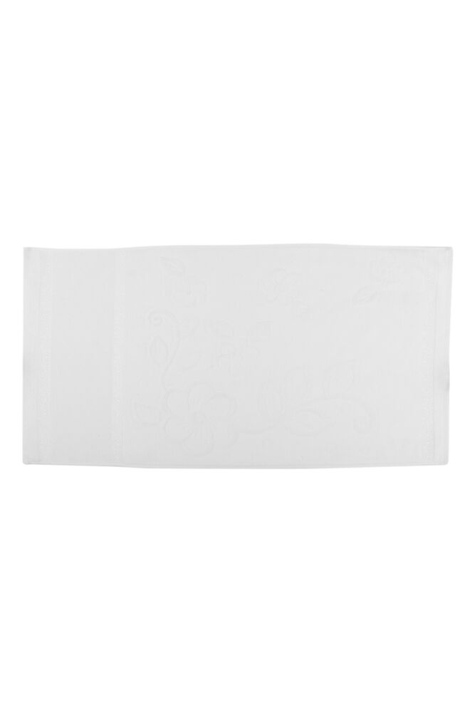 Snowdrop Velvet Embroidered Towel 50*90 White 9219
