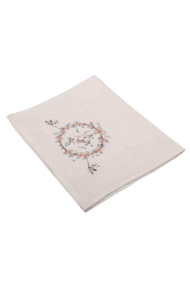 Hazangulu Embroidered Hand Towel Beige 30*50
