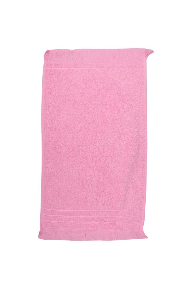 Hazan Rose Fringed Hand Towel 30x50 | Pink