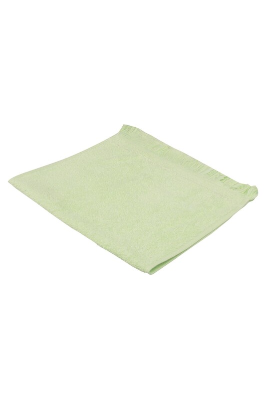 HAZANGÜLÜ - Hazan Rose Fringed Hand Towel 30x50 | Green