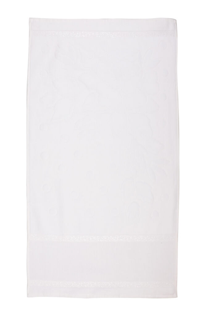 Fiesta Soft Kadife İşleme Havlusu 50 x 90 | Beyaz