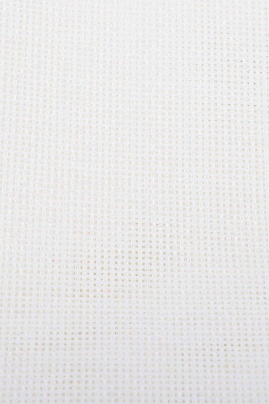Etuval Linen İşlemelik Etamin Kumaşı 40x40 | Krem - Thumbnail