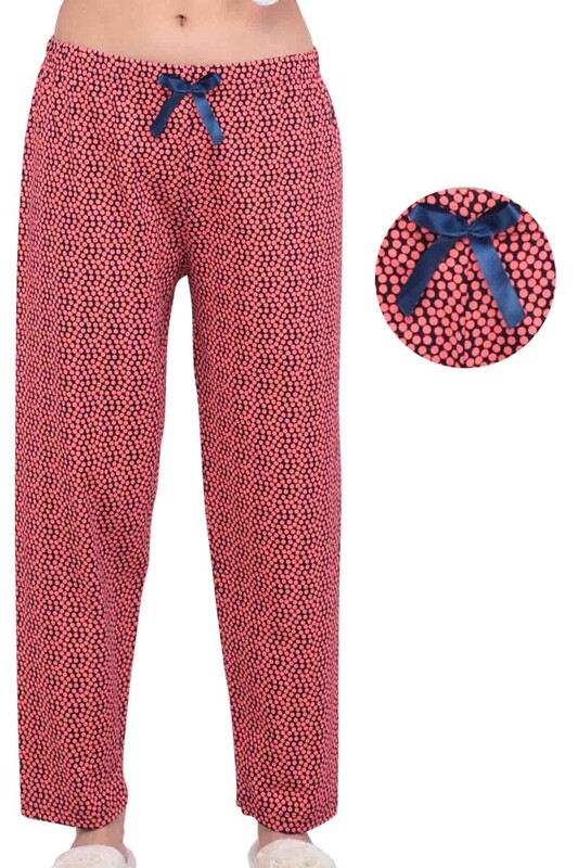 Пижамные штаны с принтом/красный - Thumbnail