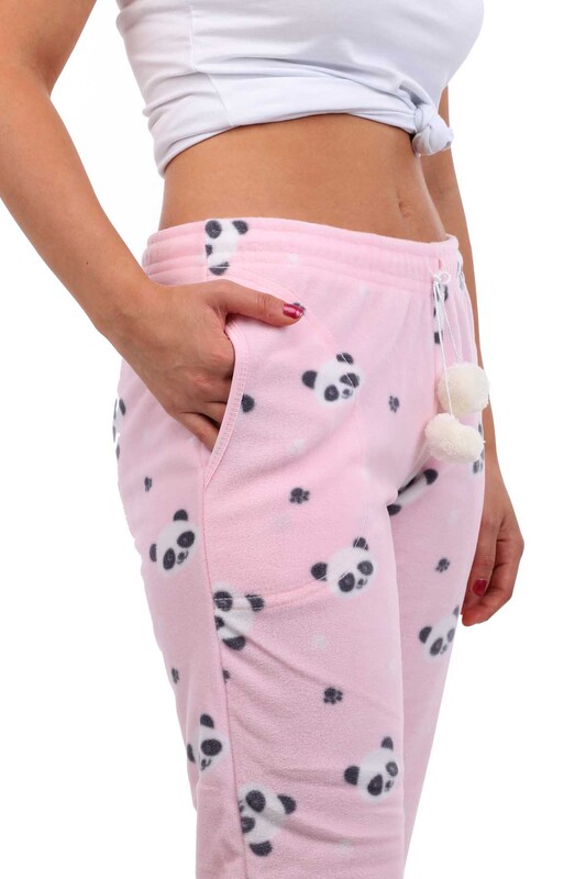 Флисовые пижамные штаны Arcan/розовый - Thumbnail