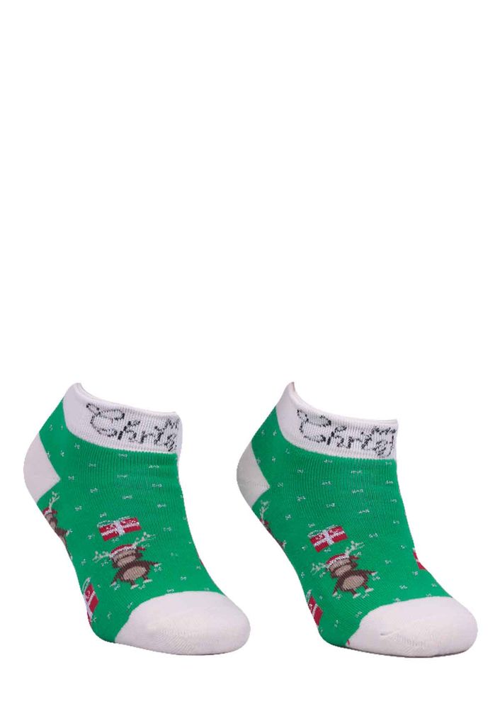 Dündar Geyikli Havlu Soket Çorap 009 | Yeşil
